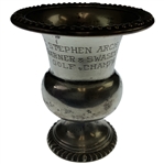 1952 Frank M. Whiting Sterling Silver Trophy Cup Warner & Swasey Golf League Champion Stephen Arch