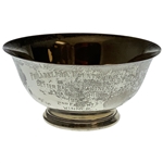 1954 Philadelphia Country Club Sterling Silver Golf Trophy Bowl by Boardman