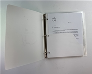 Champion Jon Rahm's 2023 Masters Tournament Official Tournament Player Binder and Ephemera