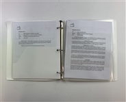 Champion Jon Rahm's 2023 Masters Tournament Official Tournament Player Binder and Ephemera