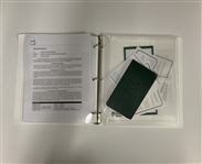 Champion Jon Rahm's 2023 Masters Tournament Official Tournament Player Binder and Ephemera