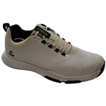 Champion Jon Rahms 2023 Genesis Invitational Worn Travis Matthew The Ringer Spiked Golf Shoe w/ Riviera Sole Sticker Right Foot - Size 11