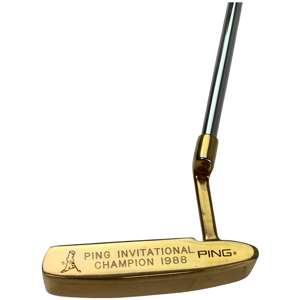 1988 Ping Invitational Champion Gold-Plated Ping Anser 2 Winners Putter