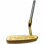 1988 Ping Invitational Champion Gold-Plated Ping Anser 2 Winners Putter