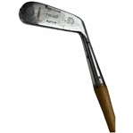 Vintage Trump Hand Forged Chromium Blade Putter with Hickory Shaft