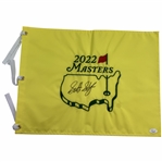 Scottie Scheffler Signed 2022 Masters Embroidered Flag JSA #ZZ61618