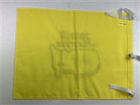 Scottie Scheffler Signed 2022 Masters Embroidered Flag JSA #ZZ61618
