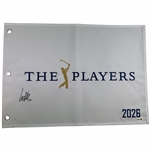Ludvig Aberg Signed 2026 Players Championship Flag JSA #CL24000