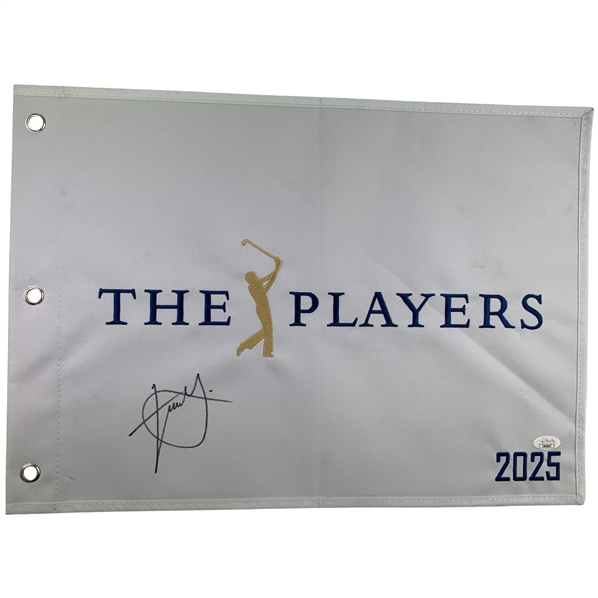 Xander Schauffele Signed The Players Flag JSA #CB69607