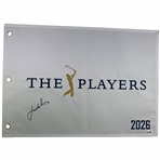 Jordan Spieth Signed 2026 The Players Flag JSA #Cl34068