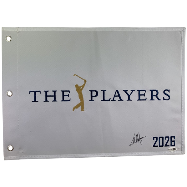 Collin Morikawa Signed 2026 The Players Flag JSA #CL34072