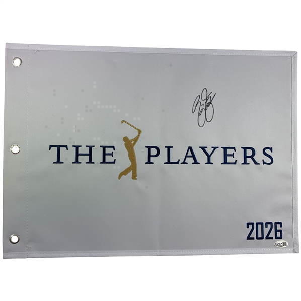Rickie Fowler Signed 2026 The Players Flag JSA #CL34065