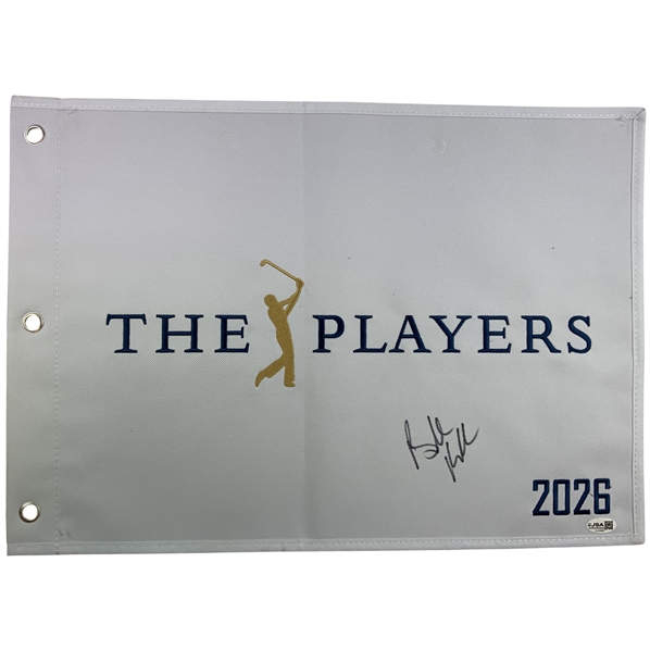 Brooks Koepka Signed 2026 The Players Flag JSA #CL23995