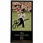 Jack Nicklaus Signed 1965 Masters Collection GSV Golf Card JSA ALOA