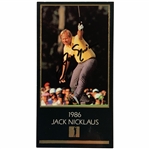 Jack Nicklaus Signed 1986 Masters Collection GSV Golf Card JSA ALOA