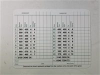Jack Nicklaus Signed Augusta National GC Scorecard JSA ALOA