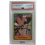 Jack Nicklaus Signed 1981 Donruss Golf #13 PSA/DNA Authentic