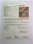 Jack Nicklaus Signed 1981 Donruss Golf Rookie Card JSA ALOA