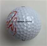 Rickie Fowler Signed Dated FootJoy Glove and Top-Flite XL Golf Ball JSA ALOA