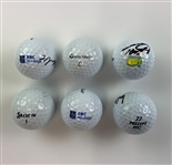 Fleetwood, Aberg, Bradley & (3) Others Signed Golf Balls JSA ALOA