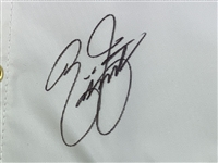 Rickie Fowler Signed Wells Fargo Championship Flag - First PGA Win JSA ALOA