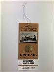 A Set of 104th and 106th U.S. Open Championship Tickets and Program Voucher