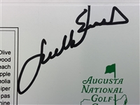 Jordan Spieth Signed Augusta National Scorecard JSA ALOA