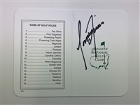 Finau, Casey, Burns, Lowry & Aberg Signed ANGC Scorecards JSA ALOA