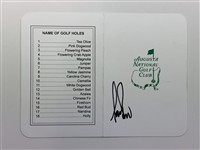 Finau, Casey, Burns, Lowry & Aberg Signed ANGC Scorecards JSA ALOA