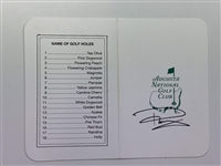 Finau, Casey, Burns, Lowry & Aberg Signed ANGC Scorecards JSA ALOA