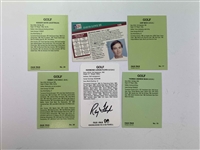 A Collection of 40 plus Signed Golf Cards Including Major Champions and Modern Stars JSA ALOA