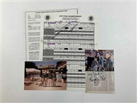 Tiger Woods Signed 1999 PGA Championship Final Round Actual Walking Scorer Scorecard - 1st PGA Champ Win PSA/DNA