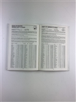 1995 Senior PGA Tour Media Guide & Legends of Golf Pro Set Cards Clock