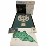 A Collection of 1989 Walker Cup Golf Memorabilia Including Framed Display and Ephemera