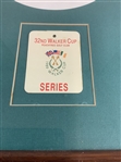 A Collection of 1989 Walker Cup Golf Memorabilia Including Framed Display and Ephemera