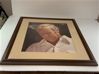 Arnold Palmer Signed Color Portrait Photo - Framed JSA ALOA