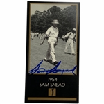 Sam Snead Signed 1954 GSV Masters Collection Card JSA ALOA