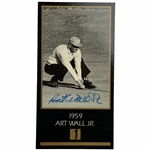 Art Wall Jr. Signed 1959 Grand Slam Ventures Champions of Golf Art Wall Jr. Card JSA ALOA