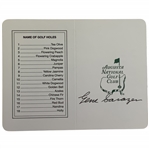 Gene Sarazen Signed Augusta National Scorecard JSA ALOA