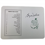 Byron Nelson Signed Augusta National Scorecard JSA ALOA