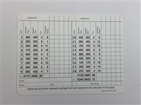 Arnold Palmer Signed Augusta National Scorecard JSA ALOA
