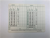 Champs Archer, Brewer, Casper, Burke & Aaron Signed Augusta National Scorecard JSA ALOA