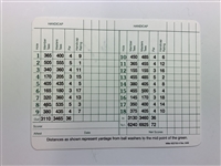 Zoeller, Crenshaw, Couples, Floyd & Goalby Signed Augusta National Scorecards JSA ALOA