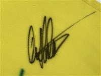Seve Ballesteros, Jack Nicklaus, Tom Watson Highlight 12 Champ Signers  On Undated Masters Flag JSA ALOA