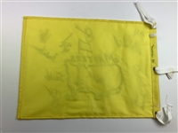 Seve Ballesteros, Jack Nicklaus, Tom Watson Highlight 12 Champ Signers  On Undated Masters Flag JSA ALOA