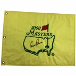 Arnold Palmer Signed 2000 Masters Tournament Embroidered Flag JSA ALOA