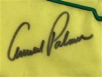 Arnold Palmer Signed 2000 Masters Tournament Embroidered Flag JSA ALOA