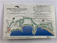 Four Champs Signed 2000 Pebble Beach Scorecard JSA ALOA
