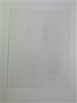 Ben Hogan Signed Augusta National Replica Scorecard Print JSA ALOA