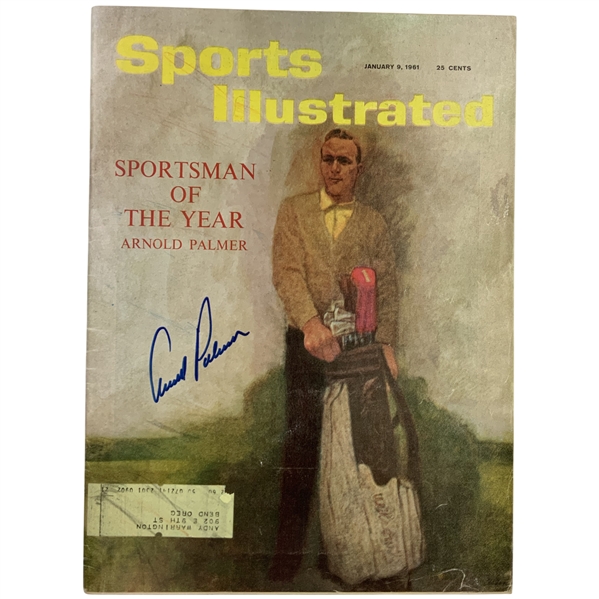 Arnold Palmer Signed 1961 Sports Illustrated Sportsman of the Year Magazine JSA ALOA